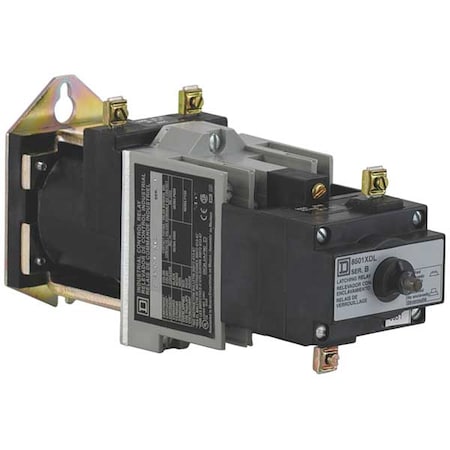 Square D Latching NEMA Contrl Relay, 4NO, 24VDC, 10A 8501XDO40XDLV53