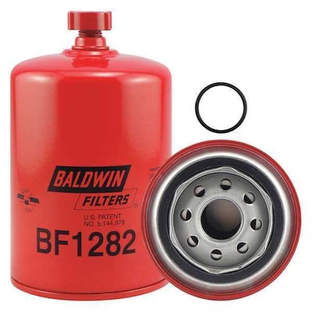 Baldwin Filters Fuel Filter, 6-5/32 x 3-11/16 x 6-5/32 In BF1282