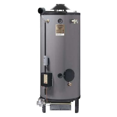 RHEEM-RUUD Natural Gas Commercial Gas Water Heater, 72 gal., 120V AC G72-250A
