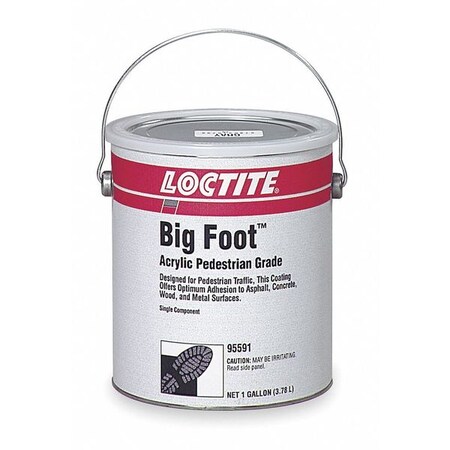 Loctite Floor Coating, 1 gal, Gray, Epoxy, Matte 95591