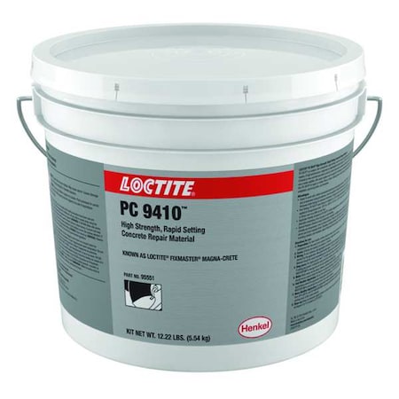 Loctite Two-Part Concrete Repair Compound, Pail, Gray, PC 9410 235572