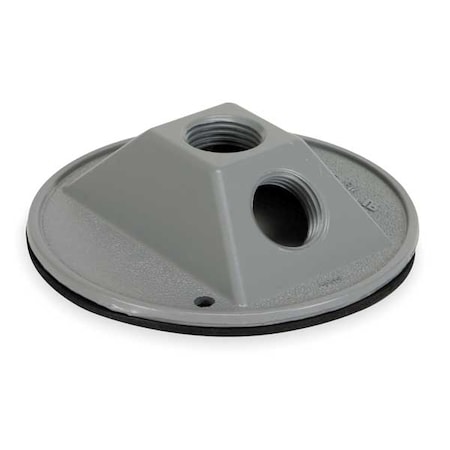 Bell Outdoor Weatherproof Cover, Round Box Type, 1 Gang, Lampholder/Cluster Cover Type 5197-0
