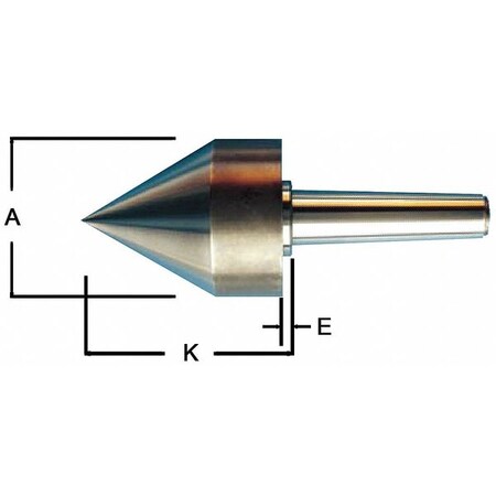 Riten Live Center, 2 1/2 In Pipe Nose, 2MT 65252
