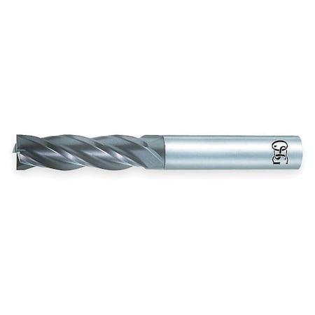 Osg End Mill, Stub, Carbide, 1/8, 4 FL, Sq End 70400716