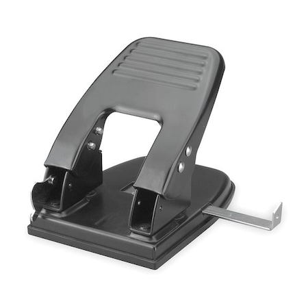 Zoro Select Paper Punch, 2-Hole, Blk, 30 Sheet 2WFT7