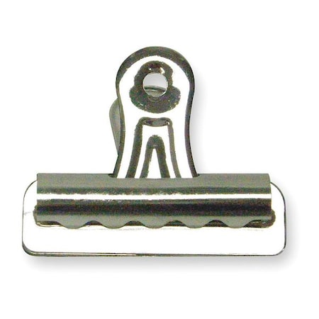 Zoro Select Bulldog Clip, 1 1/4 In W, Silver, PK36 2WFV7
