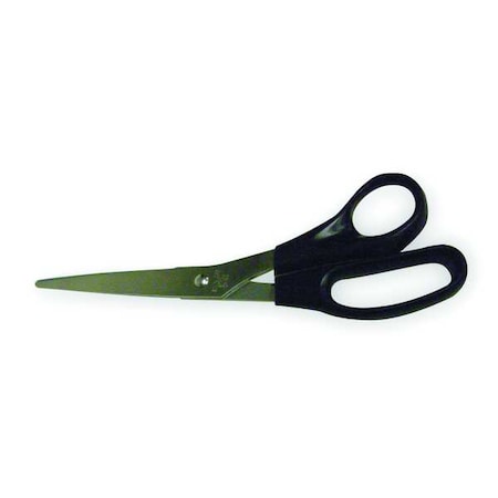 Zoro Select Scissors, 8 In, Blk Hard Grip Handle 2WFX1