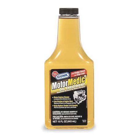 Motor Medic Oil Additive, 14 oz. Size, Yellow M1815