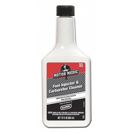 Motor Medic Fuel Injector Cleaner, 12 oz. Size, Amber M4912