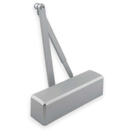 Dormakaba Manual, Hydraulic, Stanley QDC 300, Door Closer, Standard Duty Interior and Exterior, Gray QDC311NC689