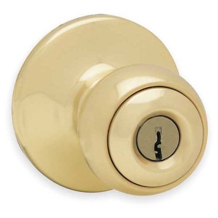 Kwikset Knob Lockset, Mechanical, Entrance, Grd. 3 400P 3 RCAL RCS GR
