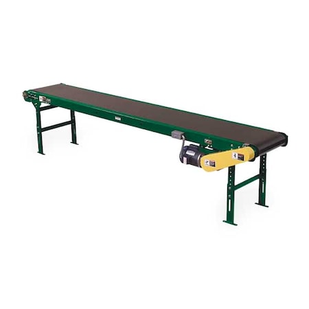 Ashland Conveyor Slider Bed Belt Conveyor, 16 ft L, 34 1/2 in W, 380 lb Load Capacity SB400 30B16RE1/2A3I6-60V115M25