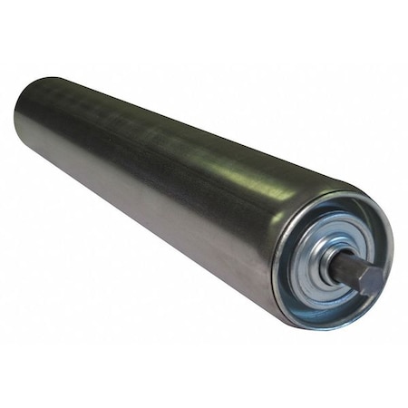 Ashland Conveyor Galv Replacement Roller, 2-1/2InDia, 17BF UG17