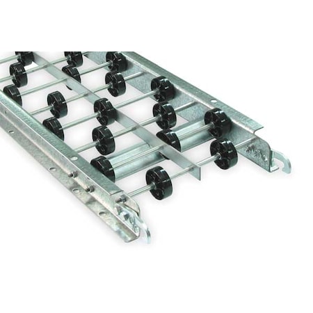 Ashland Conveyor Skatewheel Conveyor, 10ft L, 12in. W 12X10X10GP