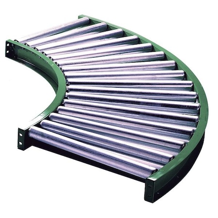 Ashland Conveyor Roller Conveyor, 90 Curve, 31BF 10F90KG03B31