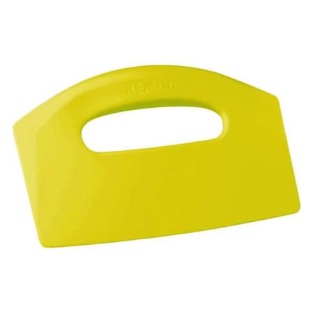Remco Bench Scraper, Poly, Yellow, 8 1/2 x 5 In 69606