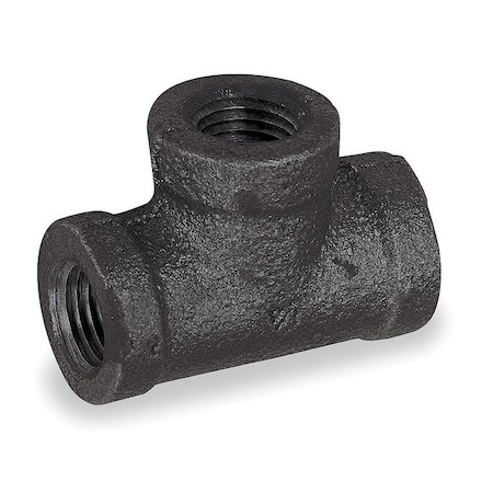 Zoro Select Tee Tee, 3" Pipe, FNPT, Malleable Iron, Class 150 2WU37