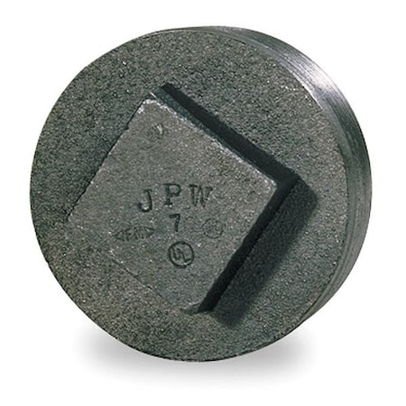 Zoro Select Square Head Plug Square Head Plug, 3" Pipe, MNPT, Malleable Iron, 150 2WU87