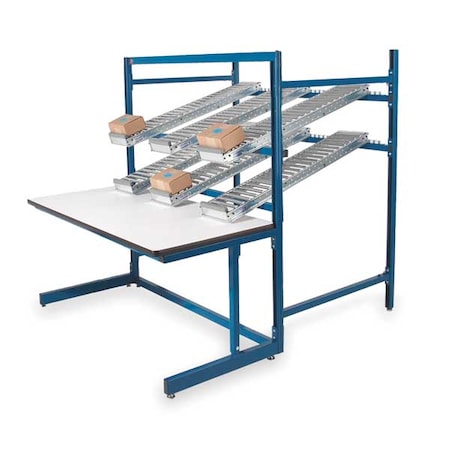 Pro-Line Bolted Workstation, ESD Laminate, 60 in W, 30 in to 36 in Height, 750 lb, Cantilever POS6030C