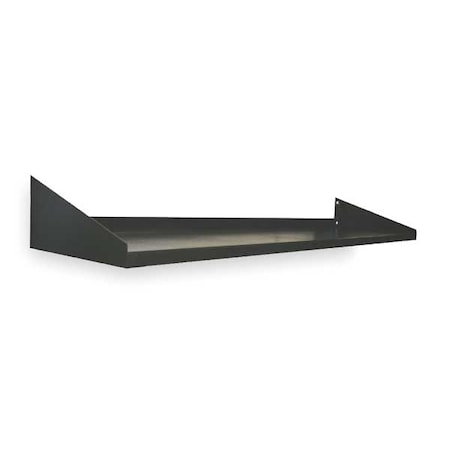 Pro-Line Cantilever Shelf, 72 W x 12 D x 4 H, Black BMCS1272