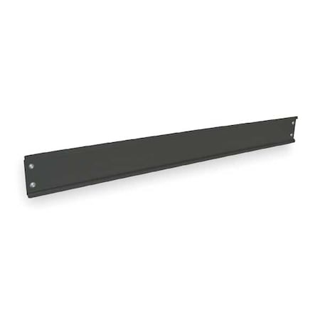 Pro-Line Bin Rail, 60 W x 1/1/2002 D x 5 H, Black BBH60