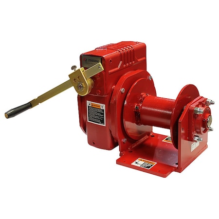 Thern Hand Winch, 17-1/4 in Overall W 2W40-M