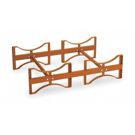 Wesco Drum Storage Rack, For 2 Steel Drums 240026 | Zoro