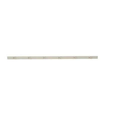 Legrand Prewired Raceway, 6 Outlets, Steel V20GB306 | Zoro