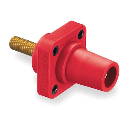 Hubbell Wiring Device-Kellems Receptacle, 3R, 4X, 12K, Stud, Red HBLFRSR
