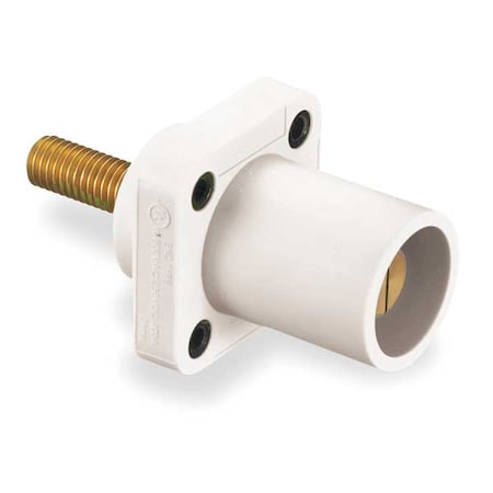 Hubbell Wiring Device-Kellems Receptacle, 3R, 4X, 12K, Stud, White HBLMRSW