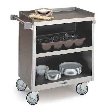 Lakeside Enclosed Bussing Cart, 3 Shelf - 21"x35" 844GS