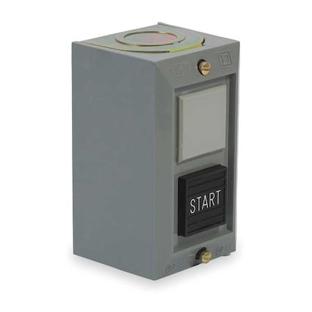 Square D Push Buttn Cntrol Station, 1NO, Start, 30mm 9001BG101