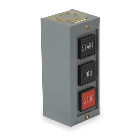 Square D Push Buttn Contrl Station, Start/Jog/Stop 9001BG316