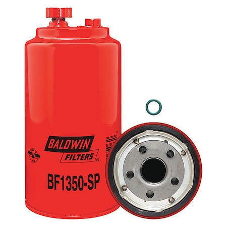Baldwin Filters Fuel Filter, 7-13/16x3-11/16x7-13/16 In BF1350-SP