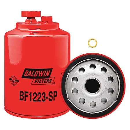 Baldwin Filters Fuel Filter, 6-25/32 x 4-1/4 x 6-25/32 In BF1223-SP