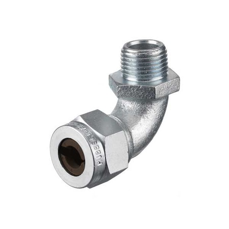 Hubbell Wiring Device-Kellems Liquid Tight Connector, 3/4in., 90 deg, Brn NHC1036ZP