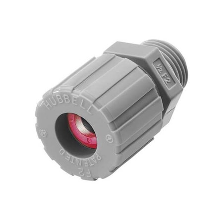 Hubbell Wiring Device-Kellems Liquid Tight Connector, 1in, Straight, Pink SHC1044CR