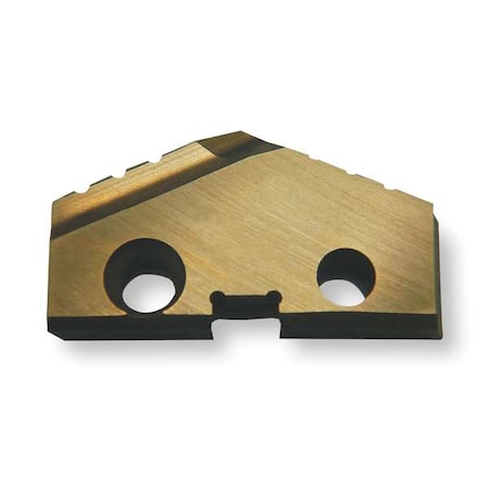 Widia Spade Drill Insert, 19/32 In, Series 0, TiN 7F0-0594T