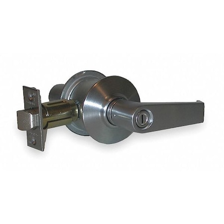 Schlage Medium Duty Lever Lockset, Levon, Privacy A40S LEV 626 2 3/4" BS