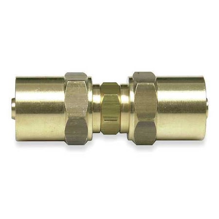 Speedaire Hose Mender, For Hose ID 1/4 In, Brass 2X770