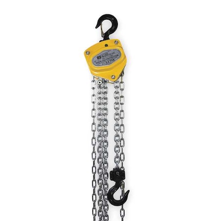 Oz Lifting Products Manual Chain Hoist, 1000 lb., Lift 20 ft. OZ005-20CHOP
