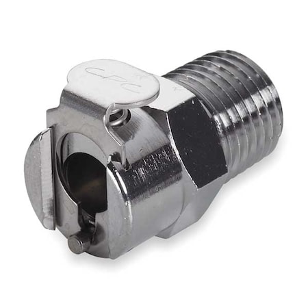 Colder 1/8" MNPT Chrome Plated Brass Inline Coupler MCD1002