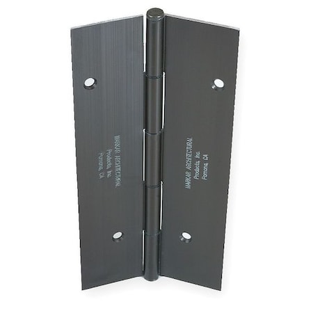 Markar Piano Hinge, Aluminum Alloy, Full Mortise Mounting, 1 3/4 in Leaf W x 8 ft Leaf H FM100-102-313