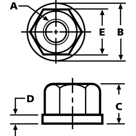 Fastenere 5/8-11 Stainless Steel Hex Nuts – Grade 18-8, Full Finished – Qty 10