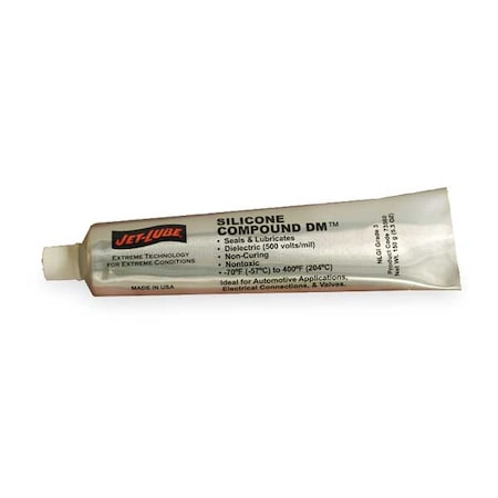 JET-LUBE Dielectric Grease, Silicone Compnd, 5.3 Oz. 73560