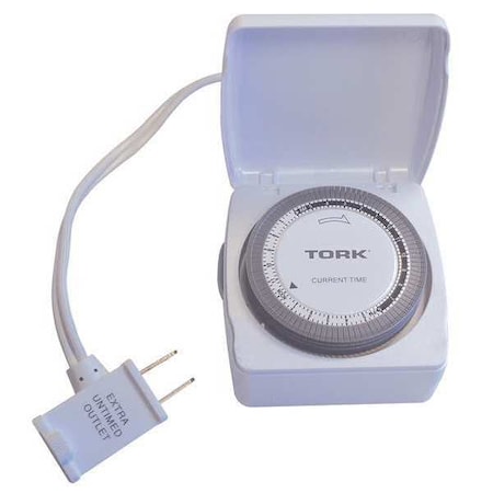 Nsi Tork Timer, Indoor Lamp and Appliance, 120V SA105