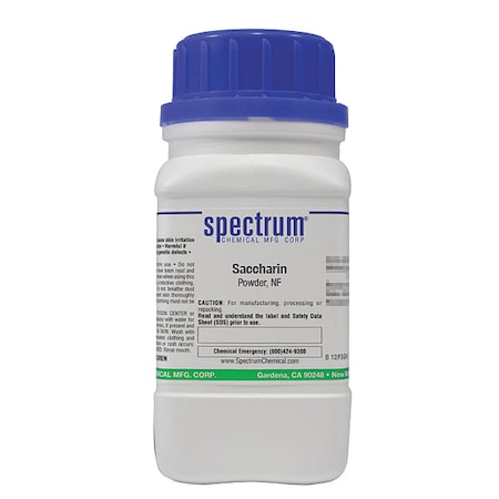 Spectrum Chemical Saccharin, Powder, NF, 125g SA105-125GM07