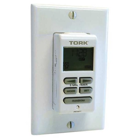Tork Timer, Wall Switch, 120 V SA170