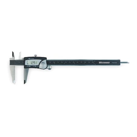 Westward Electronic Digital Caliper, 8 In/200mm 2YNC7