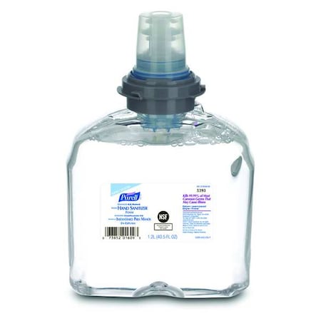 Purell Hand Sanitizer, Foam, 1200mL, PK2 5393-02